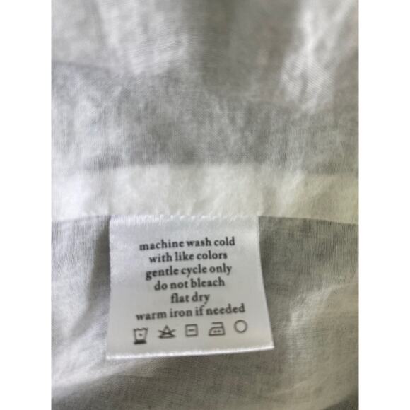 Gray White Print Dress Round Neck Sleeveless Casual Summer Ladies - Picture 8 of 10